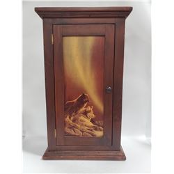 WOOD COUNTERTOP CABINET 17 X 32 X 8