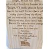Image 3 : WOOD CARVED HOCKEY SAYING BY HERB BROOKS