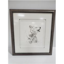 17 X 18 PENCIL SKETCH BY MAURAUDE BAYNTON SIGNED