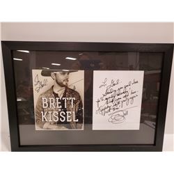 25 X 18 SIGNED PICTURE OF BRETT KISSEL