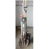 Image 1 : 9PCS SHOVELS, RAKE, HOE, POTATOE FORK