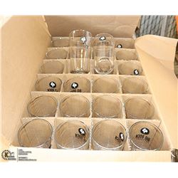 CASE OF 24 20 OZ BIG ROCK BEER GLASSES