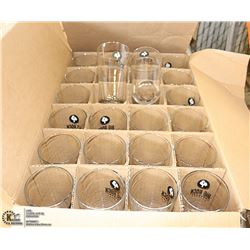 CASE OF 24 20 OZ BIG ROCK BEER GLASSES