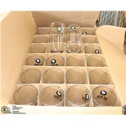 CASE OF 24 20 OZ BIG ROCK BEER GLASSES