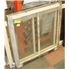 Image 1 : LOT OF 2 MISC VINTAGE WINDOW PANES