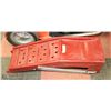 Image 1 : CAR WHEEL RAMP ONE SET (TWO RAMPS) 12" HIGH, RED