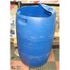 Image 1 : RAIN BARREL 36" HIGH 22" DIAMETER BLUE COLOR (OLD