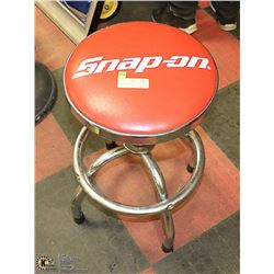 CHROME BAR STOOL "SNAP-ON" 15" DIAMETER 24" TO 30"