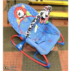 FISHER PRICE BABY LOUNGE. VIBRATES,
