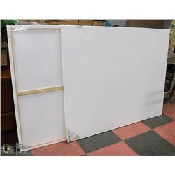 LOT OF 2 ARTISTIC PAINTING CANVASES 48" X 60"