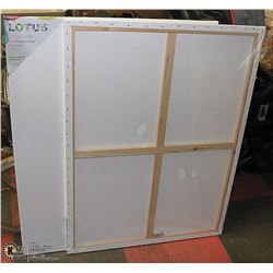 LOT OF 2 ARTISTIC PAINTING CANVASES 30" X 40"
