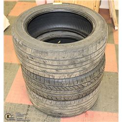 LOT OF THREE 215 50 R17 TIRES