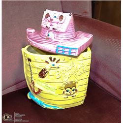VINTAGE 1950'S BOAT COOKIE JAR