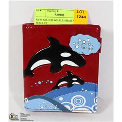 NEW KILLER WHALE SHAG WEAR WALLET