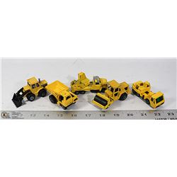 5 PCS VINTAGE MAJORETTE TRACTORS