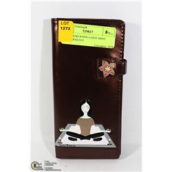 NEW MEDITATING LADY SHAG WEAR WALLET