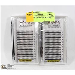2 CASES OF EMESA FINE VOLUME LASHES