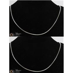 LOT OF TWO 22" ROPE CHAINS