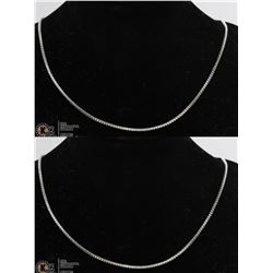 LOT OF TWO 22" ROPE CHAINS