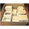Image 1 : BOX OF CRAFTS LARGE CONTAINERS 16PCS