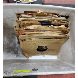 LOT OF 56 RECORD ALBUMS 78RPM IN ORIGINAL SLEEVES