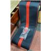 Image 1 : RED & BLACK FOLD-OPEN GAMING CHAIR WITH