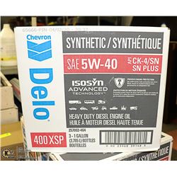 CHEVRON DELO FULL SYNTHETIC 5W40 MOTOR OIL -NEW
