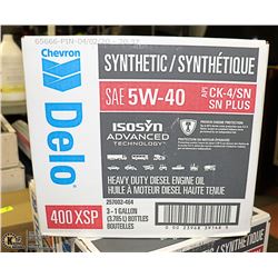 CHEVRON DELO FULL SYNTHETIC 5W40 MOTOR OIL -NEW