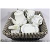Image 1 : WEDGEWOOD BONE CHINA TEA SET FOR 4