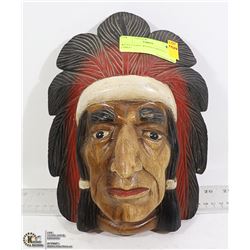 WEST COAST WOOD CARVING " CHIEF"