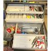 Image 1 : FISHING TACKLE BOX WITH LURES & MISC FISHING ITEMS