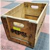 Image 1 : VINTAGE WOOD PEPS-COLA CRATE -