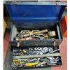 Image 2 : BENCH BLUE STEEL TOOL BOX WITH TRAY -