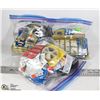 Image 1 : 3 BAGS MISC ICE FISHING HOOKS/GEAR