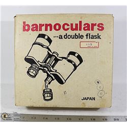 BARNOCULARS-A DOUBLE FLASK-BINOCULARS HOLD