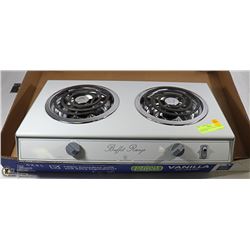 SUPERIOR BUFFET RANGE 2 BURNER HOT PLATE