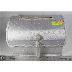 SATIN WEDDING GIFT CARD BOX
