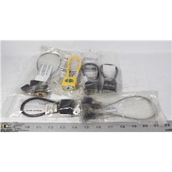 6 CABLE STYLE CABLE LOCKS