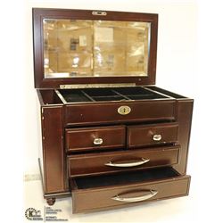 LARGE TABLETOP JEWELLERY ORGANIZER 18 X 12 X 10