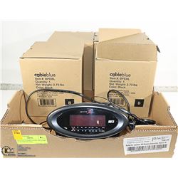 4 ZENITH ALARM CLOCKS. WITH MP3 & NATURE SOUNDS.