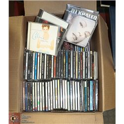 BOX OF 200 ASSORTED MUSIC CDS - ALL GENRES