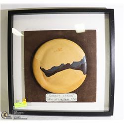 HAND CARVED LEATHER PICTURE