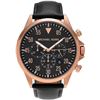 Image 2 : NEW MICHAEL KORS TRIPLE CHRONO BLACK DIAL MSRP$351