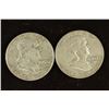 Image 1 : 1962-D & 1963-D FRANKLIN HALF DOLLARS