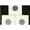 Image 2 : 1884, 1886 & 1889 SEATED LIBERTY DIMES