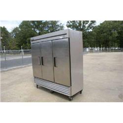 True 3-door SS Freezer Model T-72F