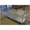 Image 1 : NEW 8'x30" SS Worktable w/ undershelf