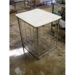 24" Poly-top Table w/ Metro Rack