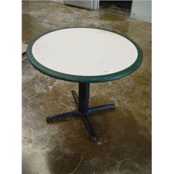36" Round Tabletops - Lot of 4 white w/