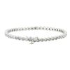 Image 2 : 4.97 ctw Diamond Bangle Bracelet - 18KT White Gold
